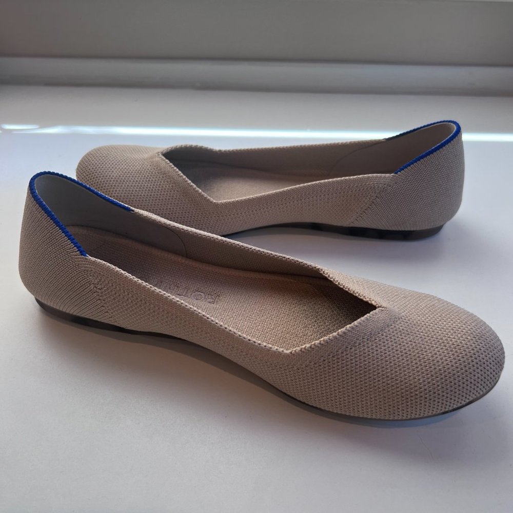 Rothy's The Flat | Ecru | Size 7